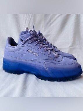 Reebok Club C Crisp Purple Women’s Size 10.5 Platform Sneakers Rare